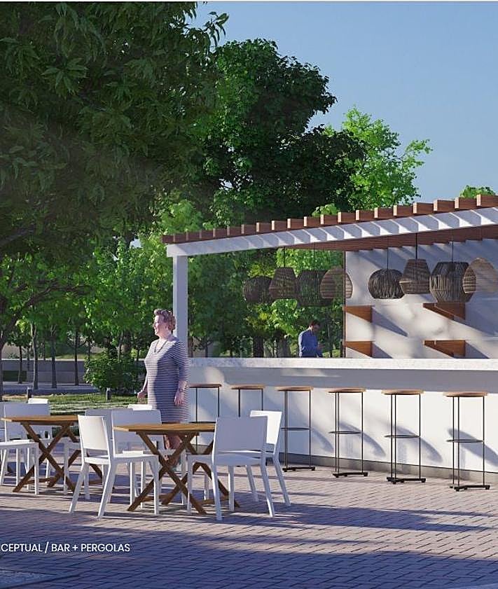 Imagen secundaria 2 - Recreación del futuro Parque del agua de Almuñécar.