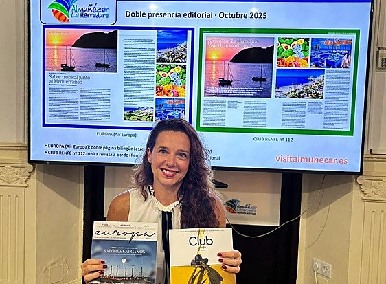 El Patronato de Turismo celebra la presencia de Almuñécar–La Herradura en las revistas a bordo de Air Europa y Renfe