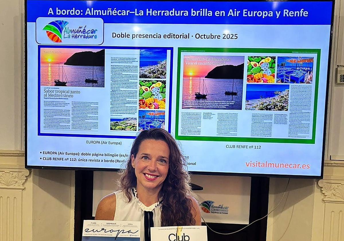 El Patronato de Turismo celebra la presencia de Almuñécar–La Herradura en las revistas a bordo de Air Europa y Renfe