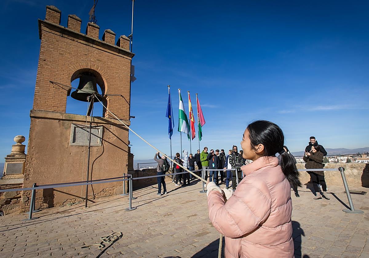 Repique de las campanas de la Torre de la Vela, en una imagen de archivo