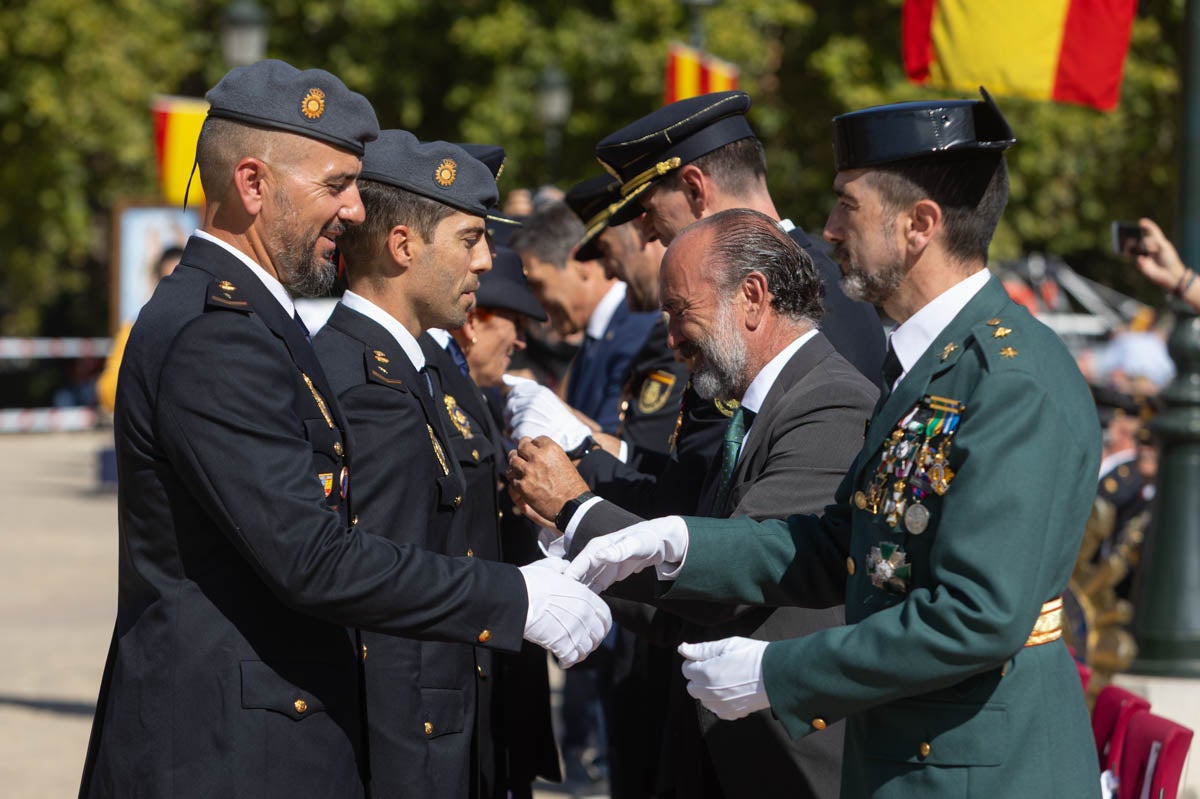 Las imágenes de la celebración del Patrón de la Policía en Granada