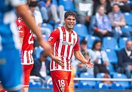 Bonini celebrando su gol contra el Deportivo de la Coruña