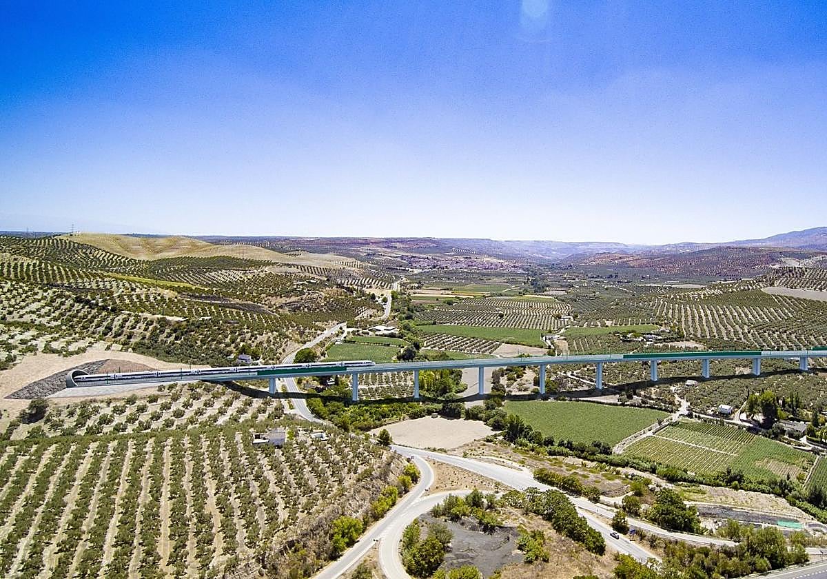 Los tres principales hitos del tramo Valle del Genil