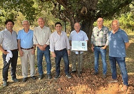 Inauguración de la placa de Antonio Machado.