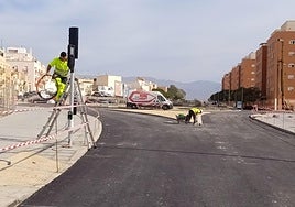 Nuevo hito del soterramiento de Almería: la gran rotonda de Los Molinos abrirá al tráfico la próxima semana