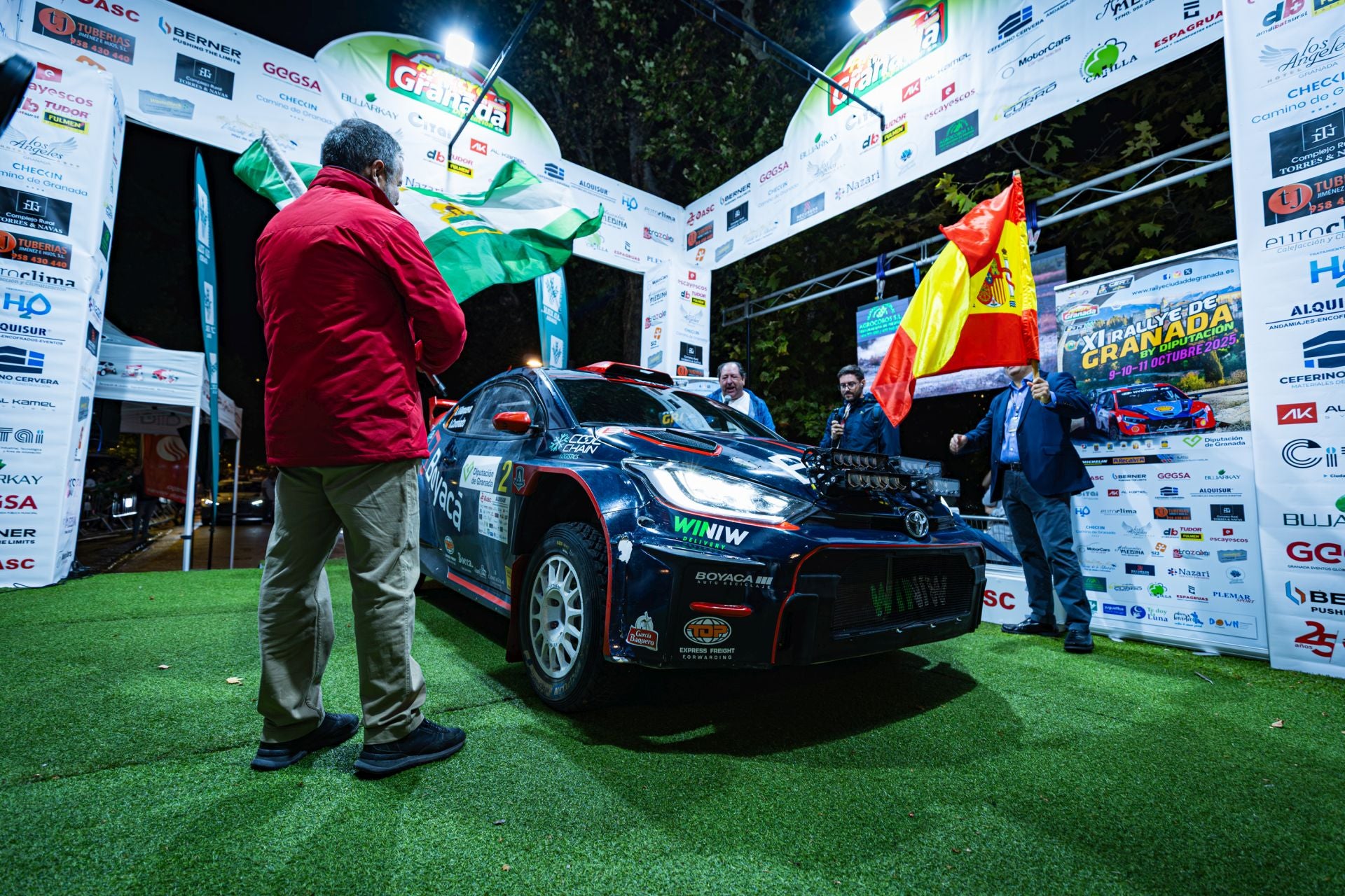 Las imágenes de la exhibición urbana del XI Rally de Granada