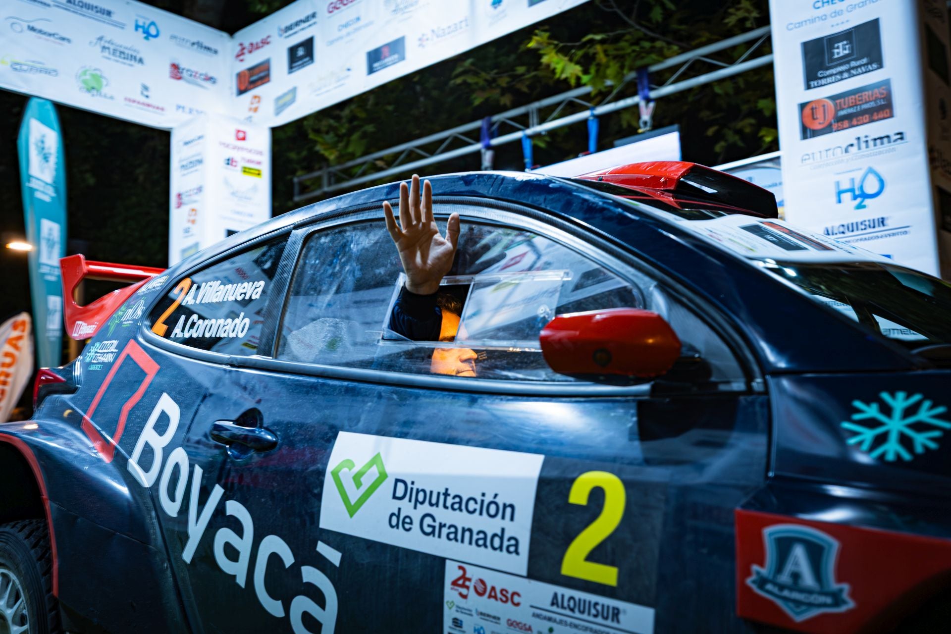 Las imágenes de la exhibición urbana del XI Rally de Granada