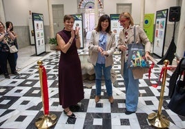 Inauguración de la muestra, en Condes de Gabia.