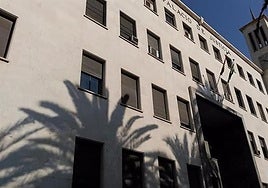 Exterior del Palacio de Justicia de Almería, sede de la Audiencia Provincial.