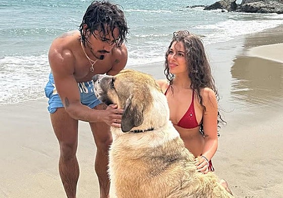 Michael Cimino y Amanda Díaz en una de las fotografías que han colgado en redes.