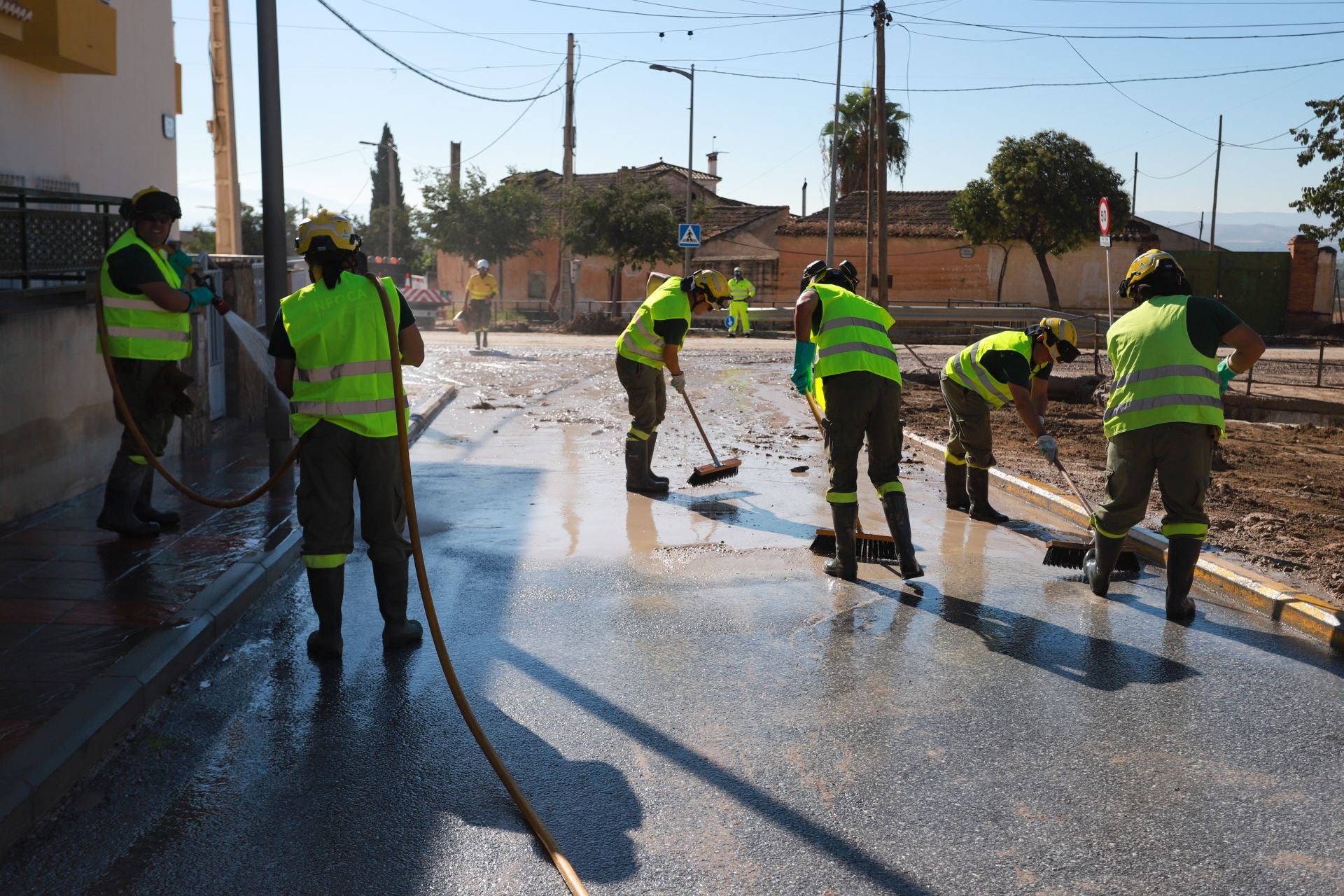 Los efectos de la borrasca Alice en la provincia de Granada