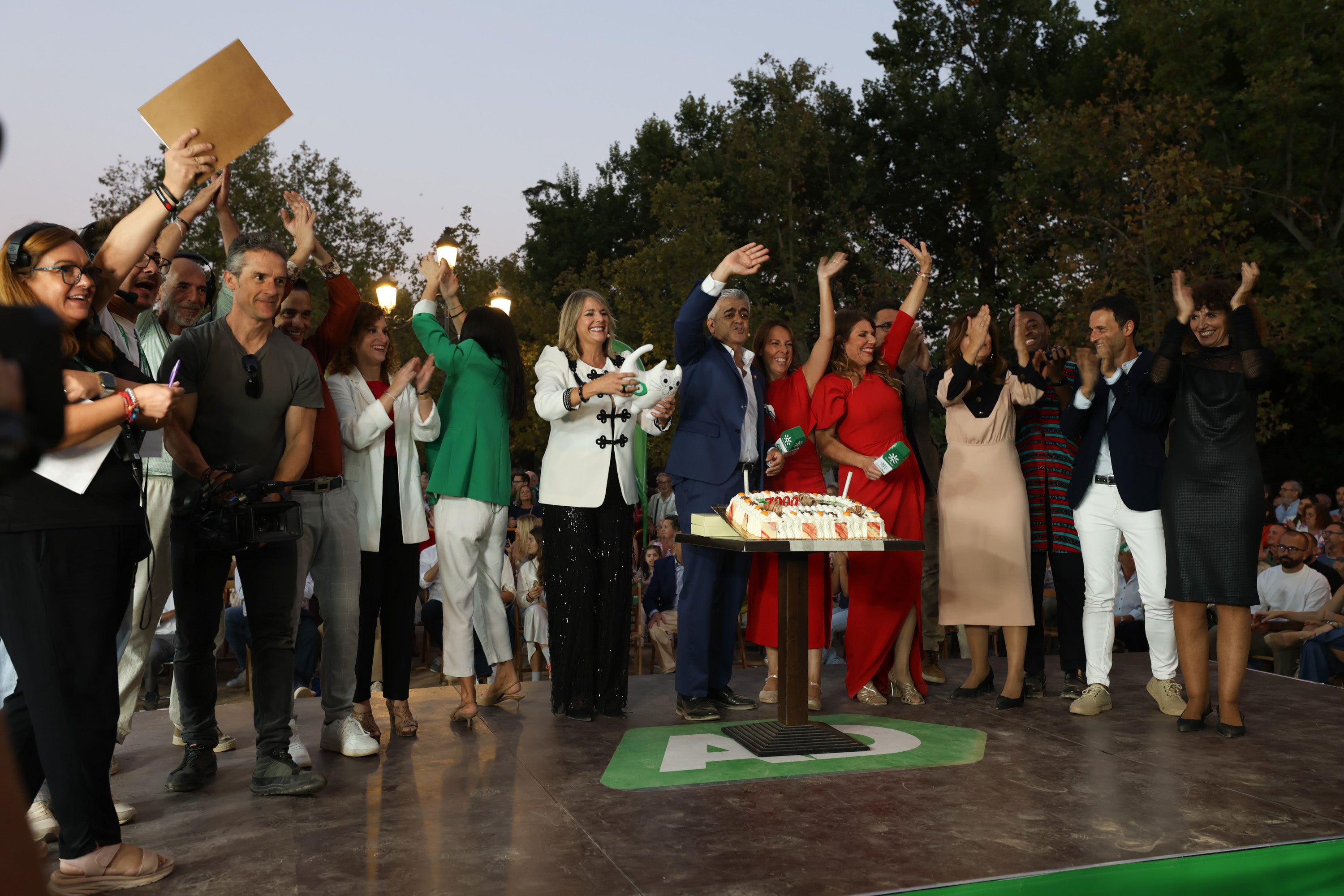 La imágenes de la celebración en Granada de los 7.000 programas de Andalucía Directo