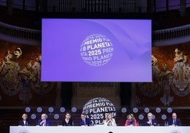 Presentación de la LXXIV edición del Premio Planeta de Novela en el Palau de la Música de Barcelona.