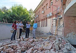 Visita del concejal Javier Padorno al CEIP Navas de Tolosa.