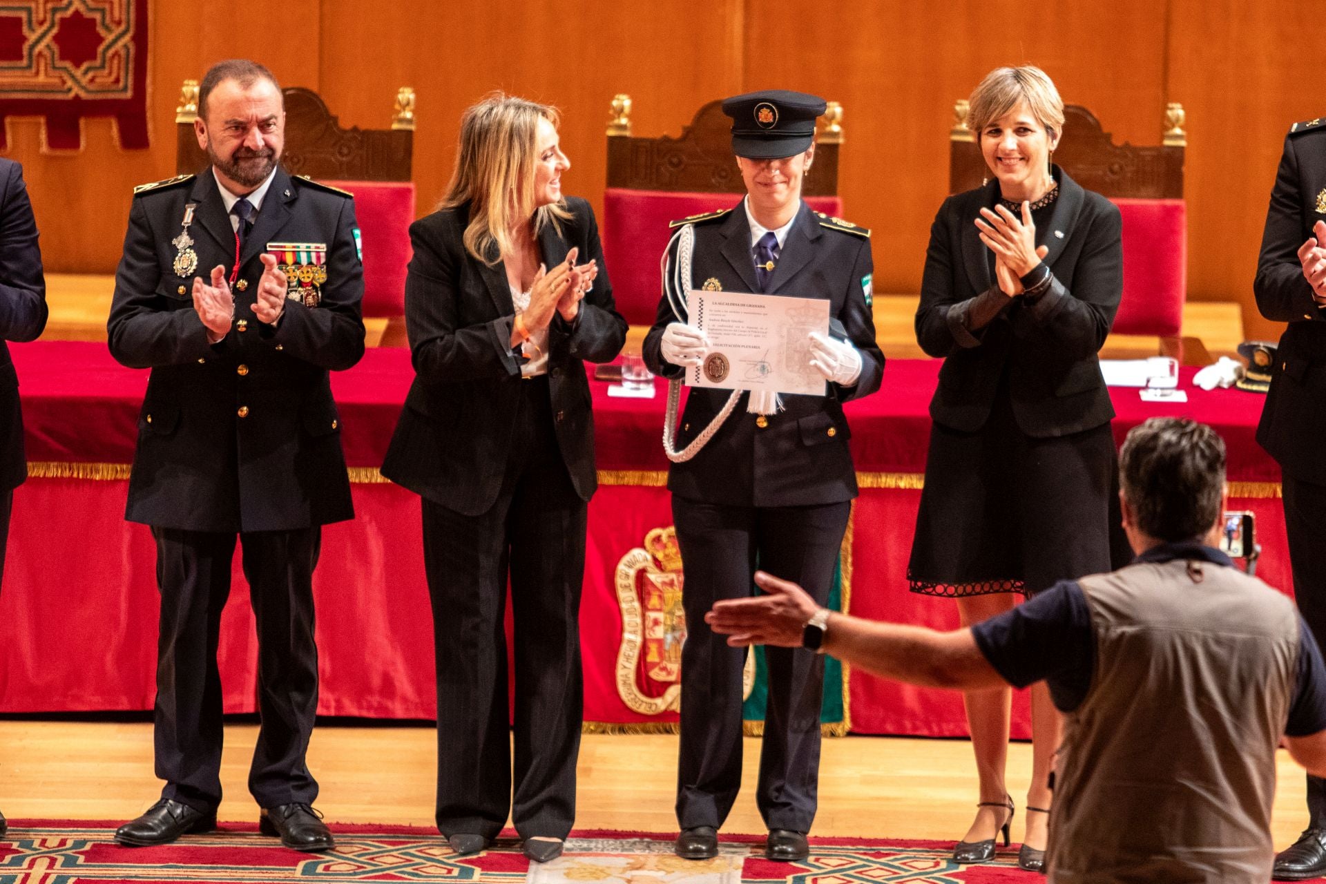 Las imágenes de la celebración de la Policía Local por su patrón, el Ángel Custodio