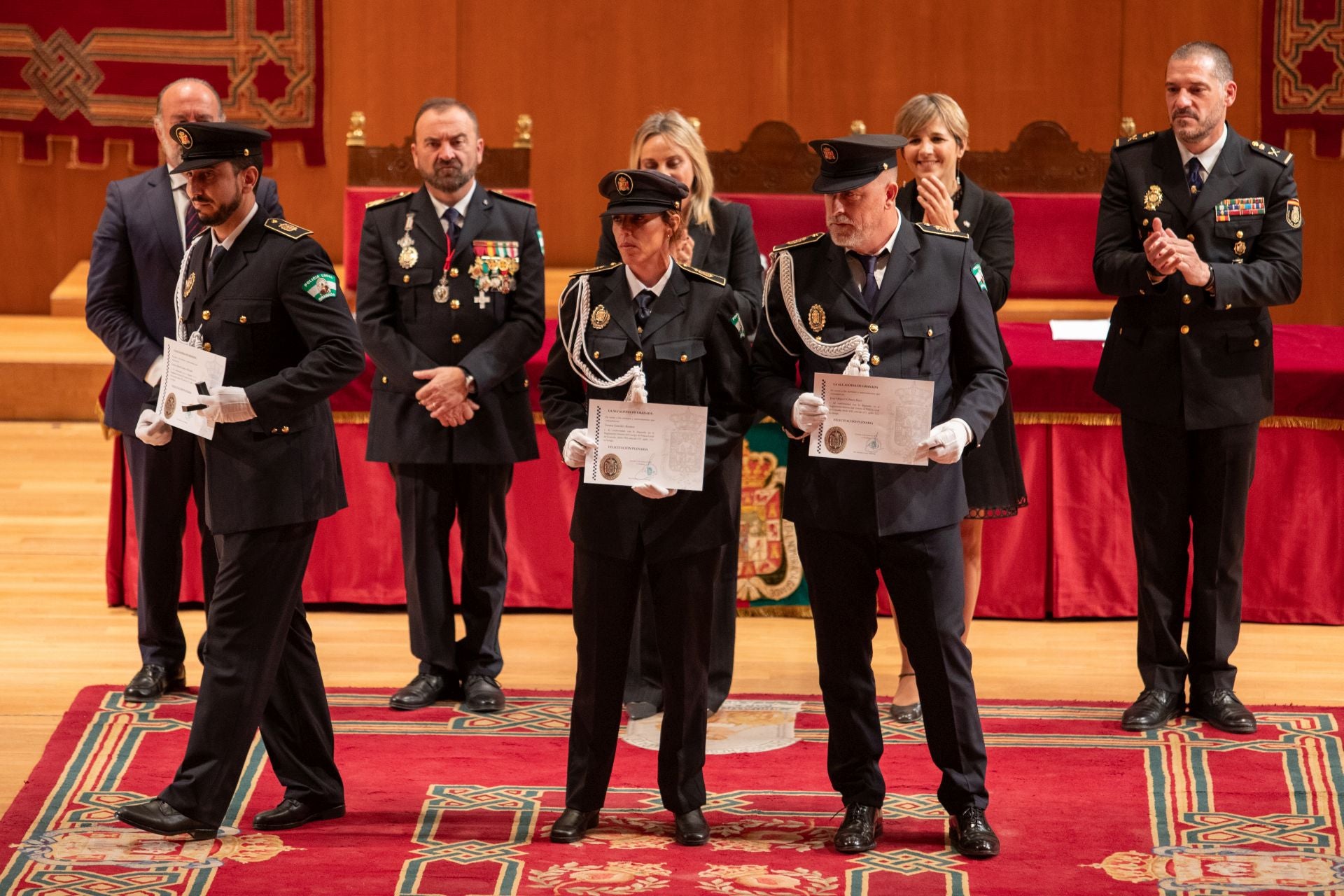 Las imágenes de la celebración de la Policía Local por su patrón, el Ángel Custodio
