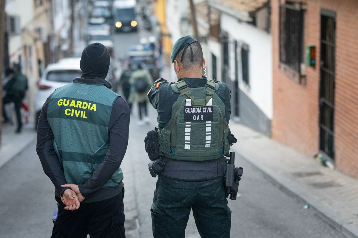 En primera persona: las imágenes de la gran operación antidroga en Granada