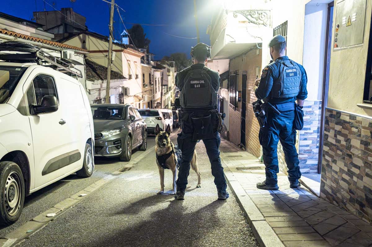 En primera persona: las imágenes de la gran operación antidroga en Granada