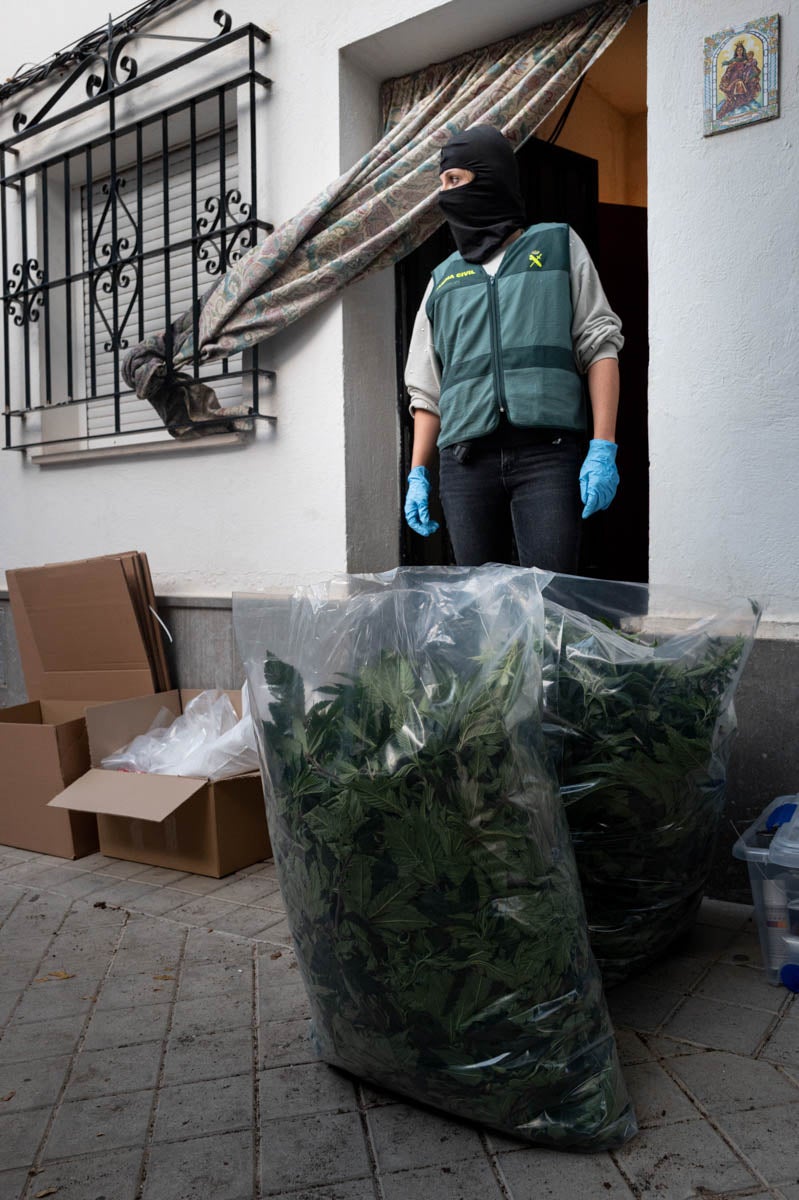 En primera persona: las imágenes de la gran operación antidroga en Granada