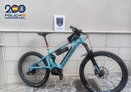 Bicicleta recuperada.