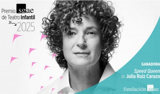 La escritora granadina Julia Ruiz Carazo obtiene el Premio SGAE de Teatro Infantil por su obra 'Speed Queen'