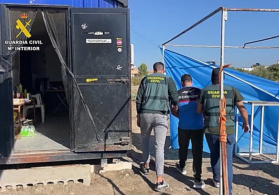 Momento de la detención.