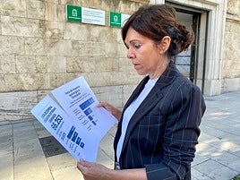 La parlamentaria andaluza María Ángeles Prieto, este viernes en Granada.