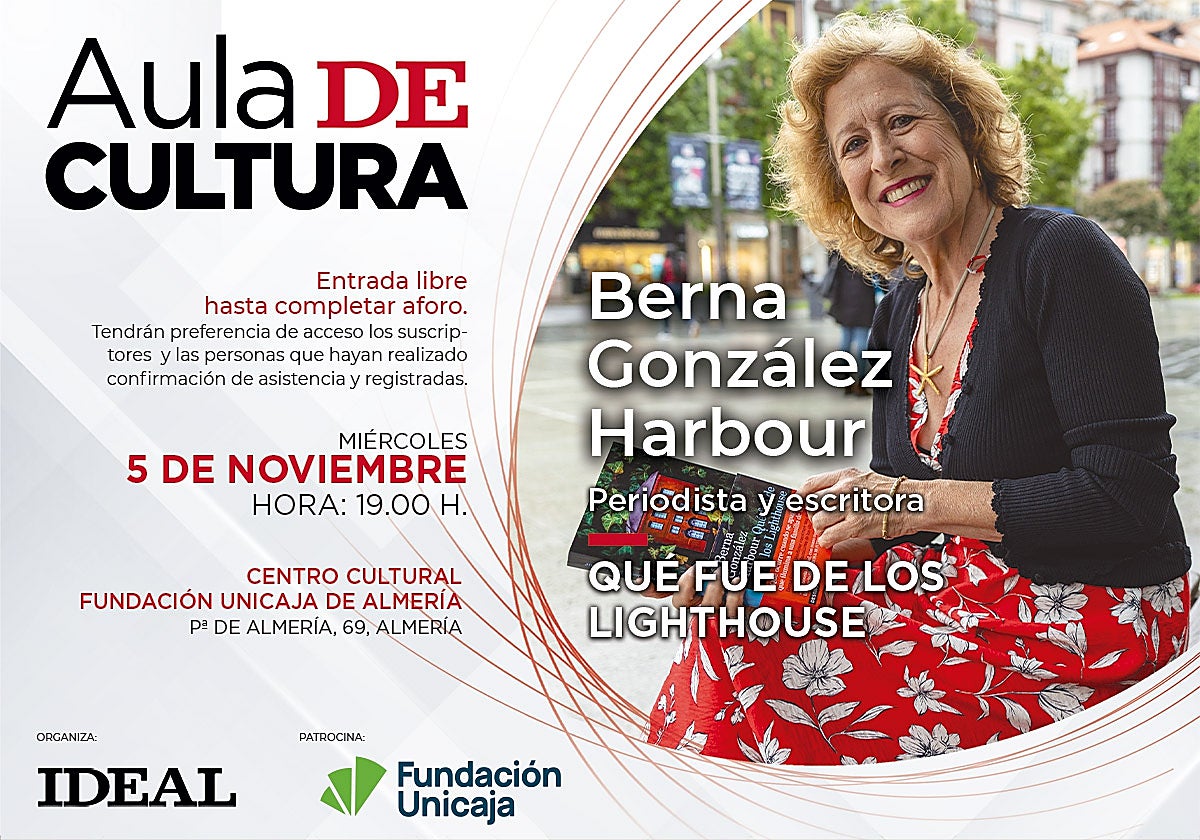 Berna González Harbour, periodista y escritora.