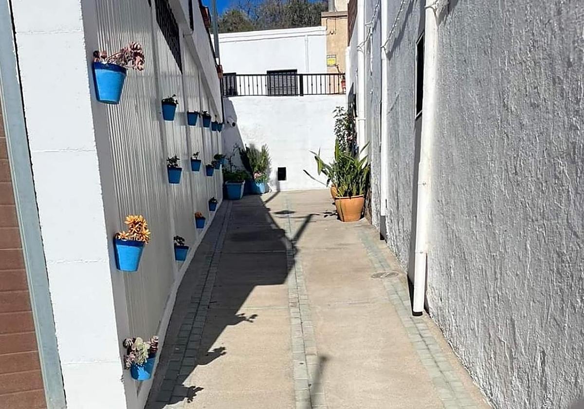 Una calle del municipio de Felix.