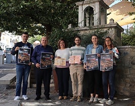 El equipo de Gobierno, durante la presentación del Festival de Otoño