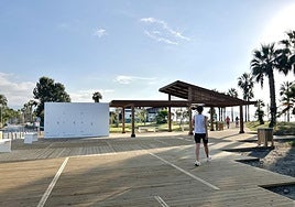 Nuevos módulos en Playa de Poniente.