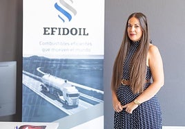 La CEO de Efidoil, María González.