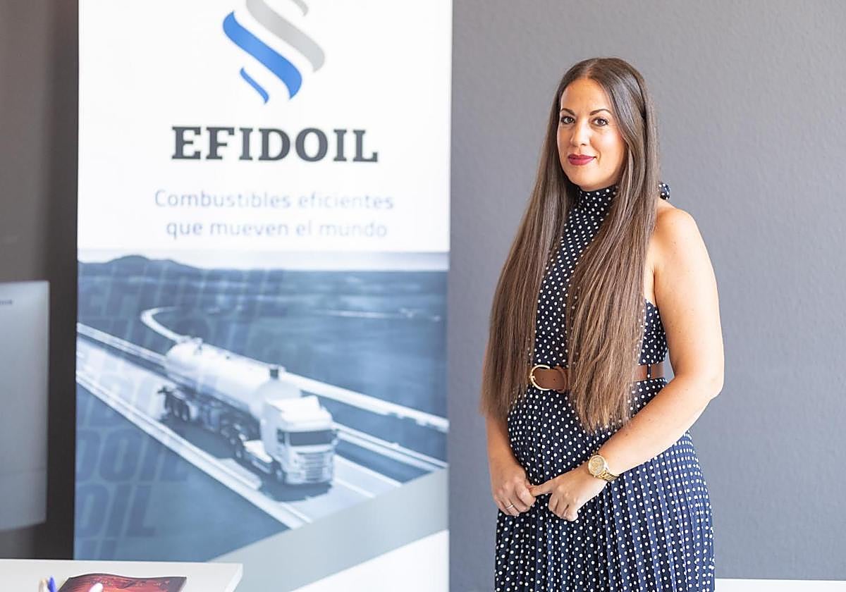 La CEO de Efidoil, María González.