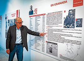 Antonio María Claret García, en la exposición.