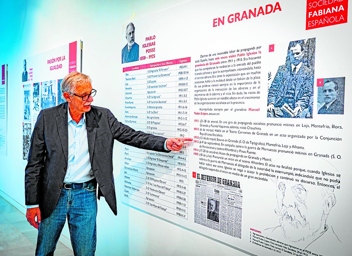 Antonio María Claret García, en la exposición.