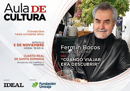 Fermín Bocos presenta 'Cuando viajar era descubrir' en el Aula de Cultura de IDEAL