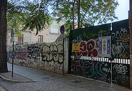 Uno de los solares donde se construirán las viviendas.