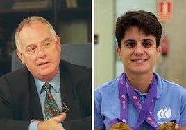 Luis Portero y María Pérez, reconocidos por la Diputación.