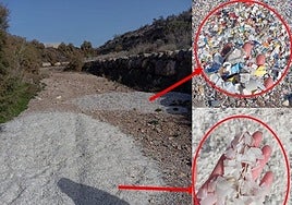 Ecologistas denuncian un nuevo vertido ilegal de plásticos en una rambla de Almería