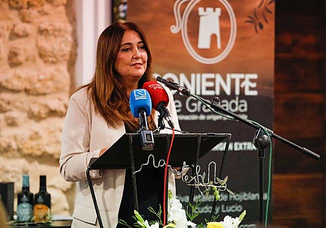 La alcaldesa de Montefrío, Remedios Gámez.