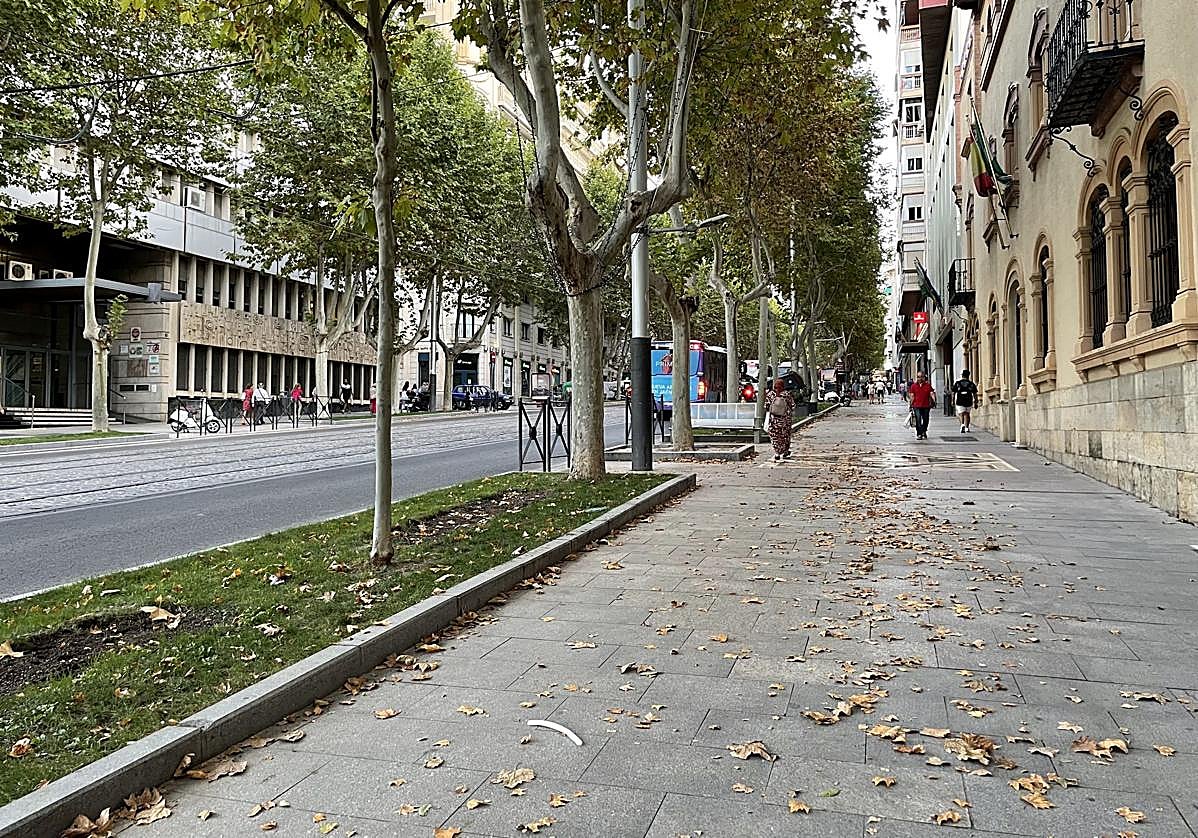 Paseo de la Estación de la capital jienense.