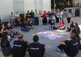 Acto que tuvo lugar en la plaza de la Constitución.