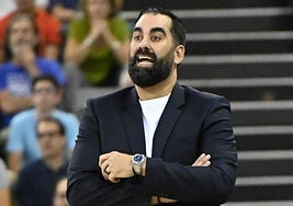 Ramón Díaz, en el último partido frente al Baskonia.