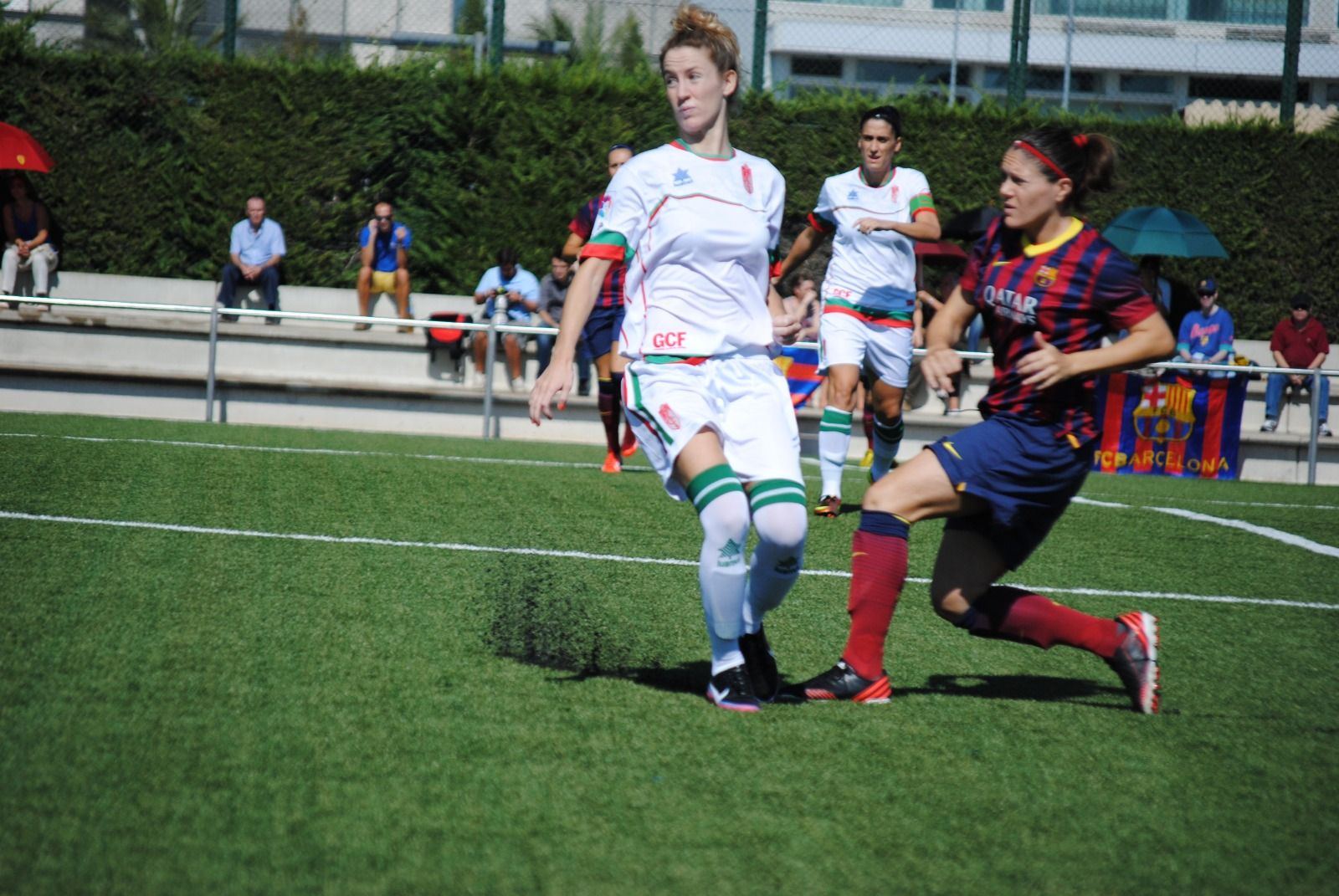 Lauri se enfrenta al Barcelona en la campaña 13/14, la primera del club en la élite.