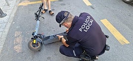 La Policía Local refuerza la seguridad vial con una campaña de vigilancia sobre Vehículos de Movilidad Personal (VMP)