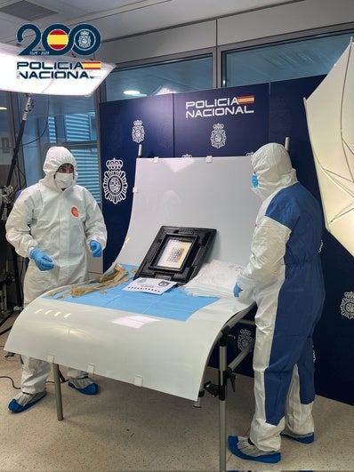 La Policía Nacional confirma que el cuadro hallado en Madrid es el Picasso desaparecido