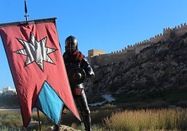 La entrevista a Miguel Ángel Gómez, luchador medieval, en imágenes