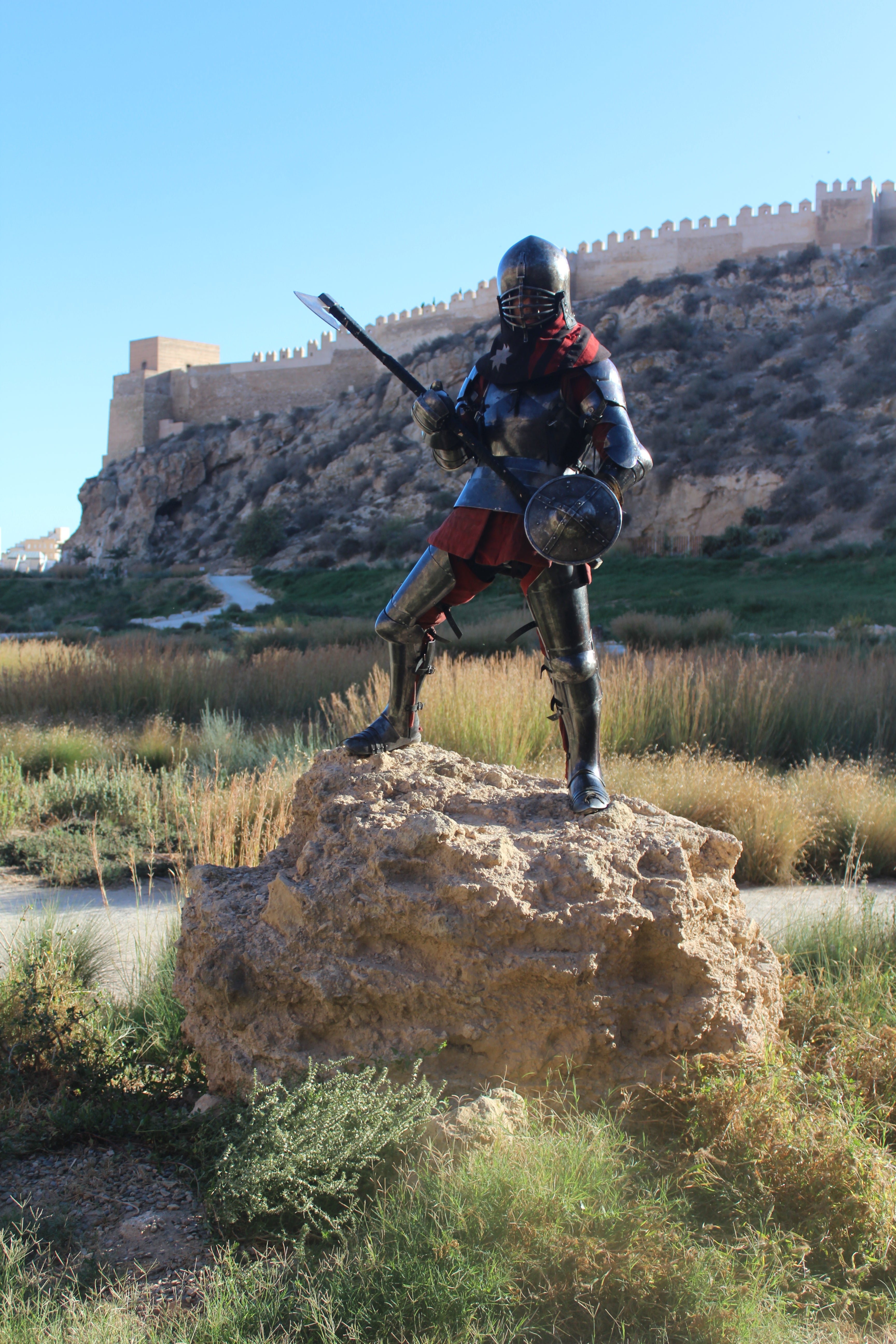 La entrevista a Miguel Ángel Gómez, luchador medieval, en imágenes