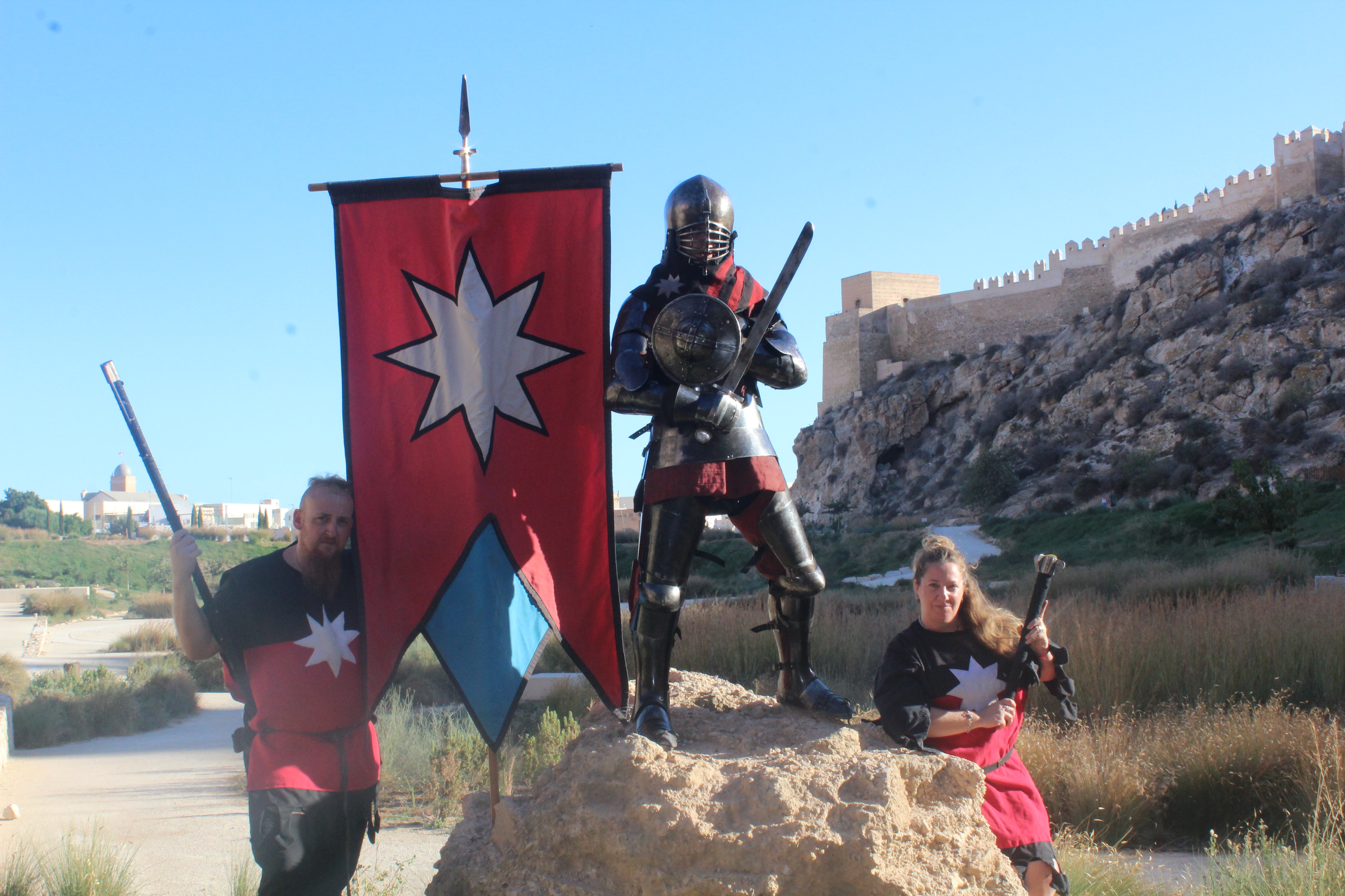 La entrevista a Miguel Ángel Gómez, luchador medieval, en imágenes