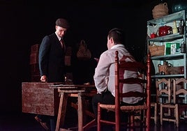 Una de las escenas de la obra teatral.